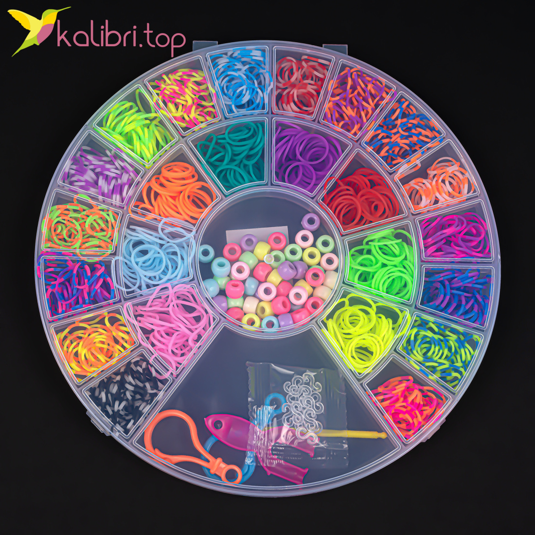 Набір гумок для плетіння Креатив 22 см оптом фото 02