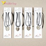 Кулони 2-ва в одному Половинки Сердець оптом фото 01