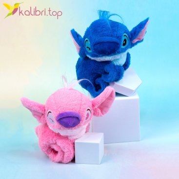 Мягкая игрушка на руку браслет Ушастик 17 см - Купить