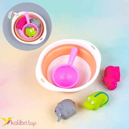 Игрушки для ванной пищащие Тазик - Купить
