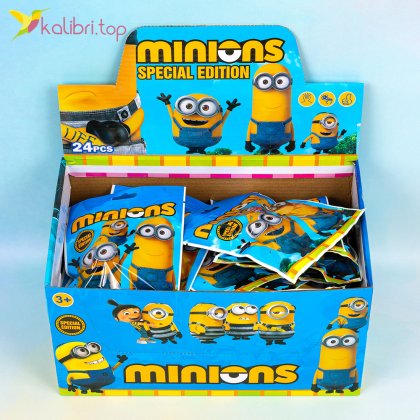 Фигурки с карточками Minions в пакете 24 шт - Купить