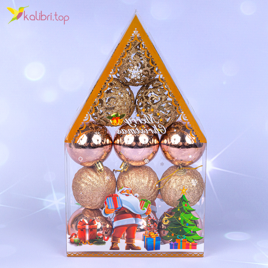 Ялинкові кульки яскравий феєрверк 5 см, 12 шт., набір оптом фото 01 Ялинкові кульки яскравий феєрверк 5 см, 12 шт., набір оптом фото 01