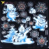 Новорічні наклейки на вікна Різдво 20х20 см оптом фото 03 Новорічні наклейки на вікна Різдво 20х20 см оптом фото 03