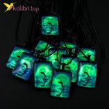 Кулон флуоресцентний, що світиться, Дельфін оптом фото 01