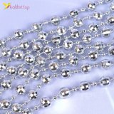 Новорічний декор намисто срібний блиск 2,7 метра, 10 штук оптом фото 02 Новорічний декор намисто срібний блиск 2,7 метра, 10 штук оптом фото 02