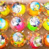 Светящиеся мячики Лабубу на резинке 6 см оптом фото 02