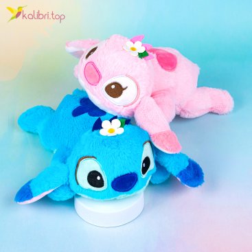 Мягкие игрушки Ушастики с цветком 25 см - Купить