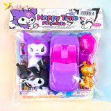 Игровой набор Аниме на фиолетовой машине 20 см оптом фото 02