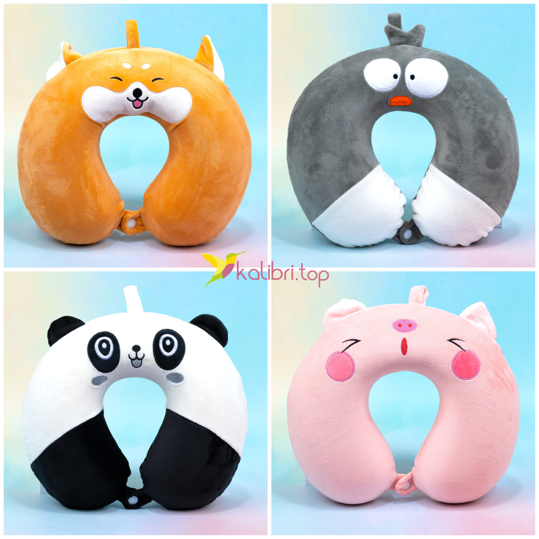 Підголівник з ефектом пам'яті Лісові Друзі 30 см оптом фото 01