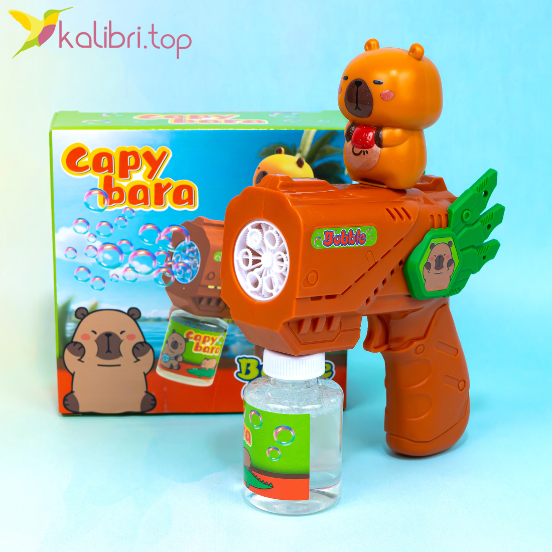 Генератор мыльных пузырей Капибара 13 см оптом фото 01
