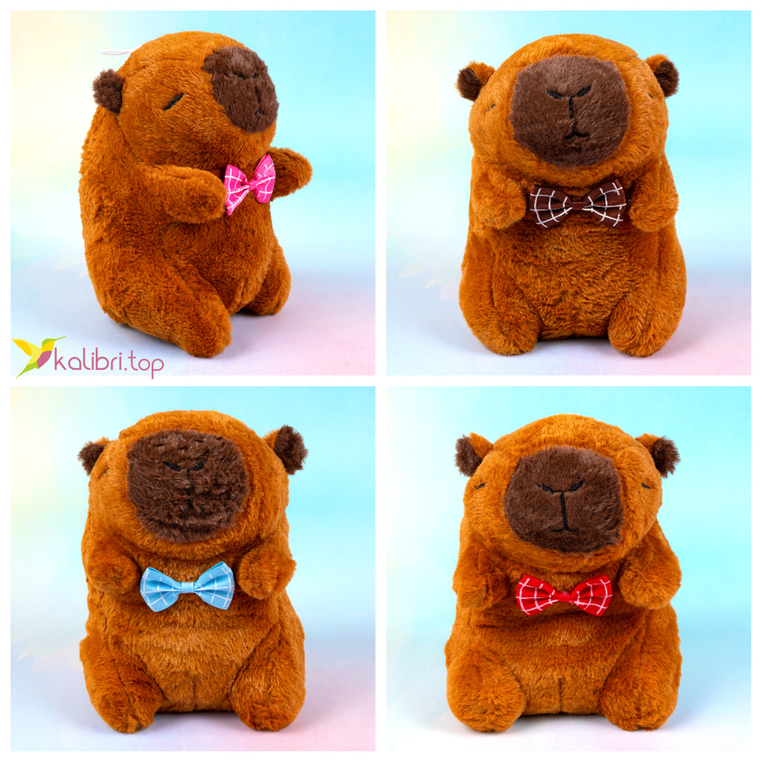 М'які іграшки Капібара з метеликом 20 см оптом фото 01