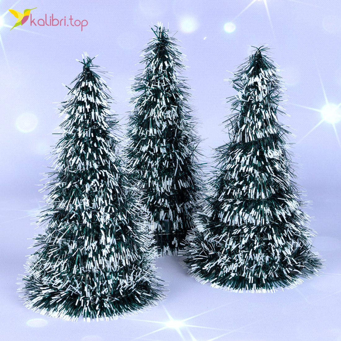 Новорічна декоративна ялинка на стіл Сніжок 26 см оптом фото 01 Новорічна декоративна ялинка на стіл Сніжок 26 см оптом фото 01