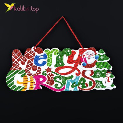 Новогодние украшения из пенопласта Merry Christmas Снеговик 40 см - Купить