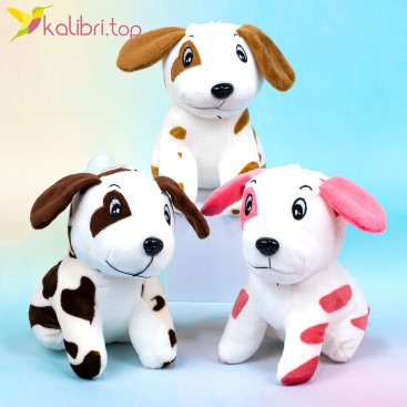 Мягкие игрушки Пятнистые Собачки 17 см - Купить