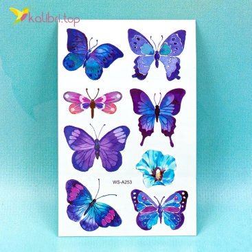 Дитячі татуювання Метелики WS-A253 - Купити