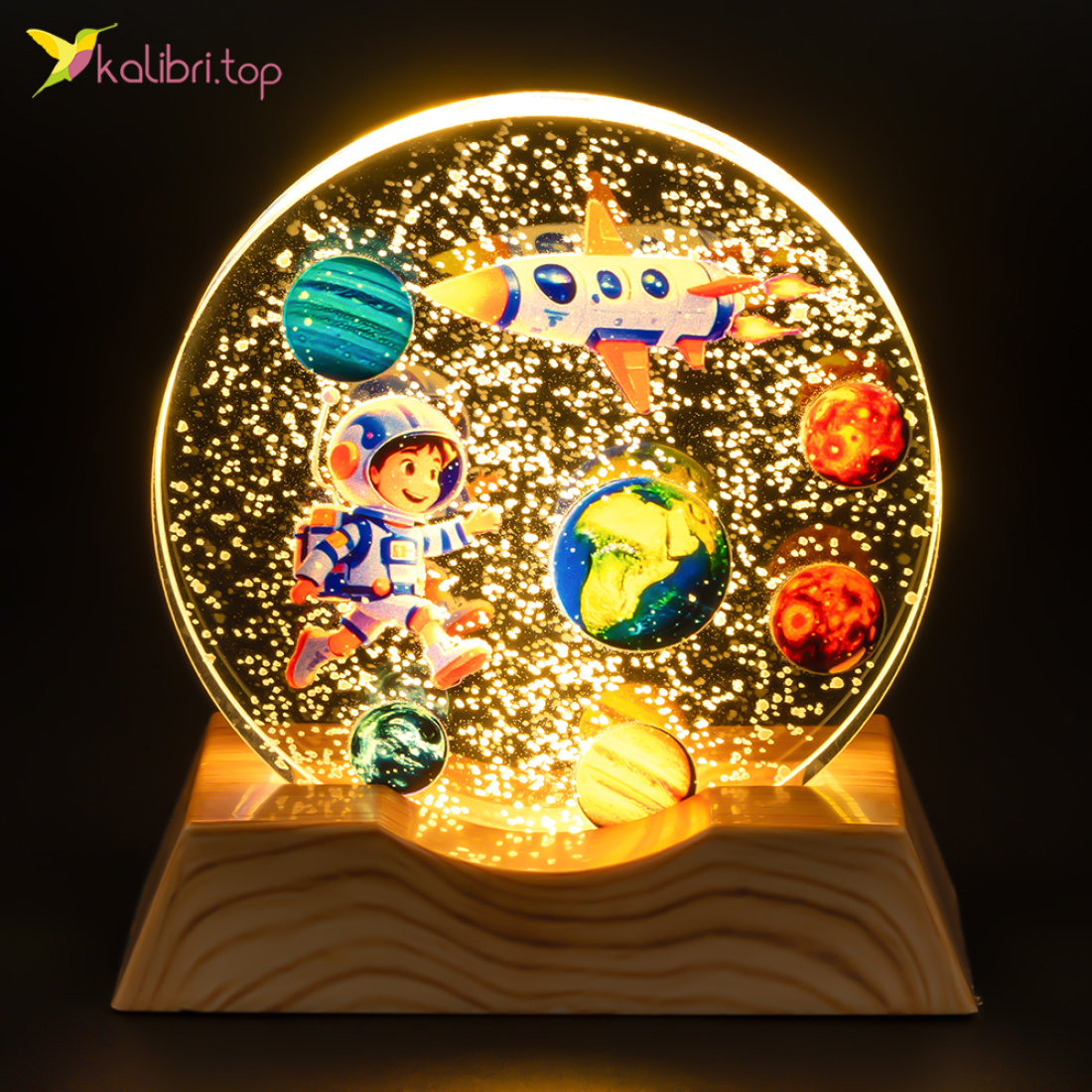 Нічник плоский скляний Хлопчик серед планет 8 оптом фото 01 Нічник плоский скляний Хлопчик серед планет 8 оптом фото 01