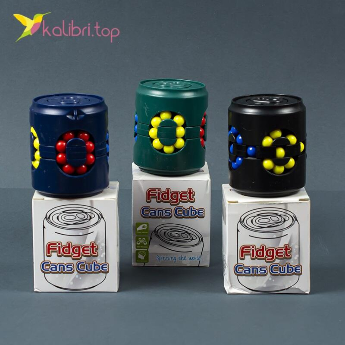 Головоломки Fidget Cans Cube оптом фото 02