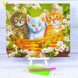 Алмазна мозаїка Кошенята в Кошику 21*25 см оптом фото 01 Алмазна мозаїка Кошенята в Кошику 21*25 см оптом фото 01
