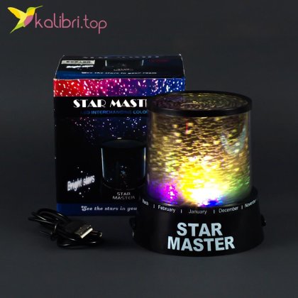 Ночник STAR MASTER музыкальный, крутящийся оптом фото 01