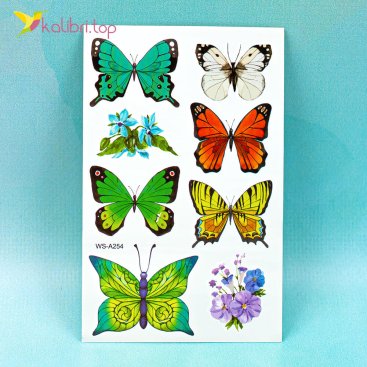 Дитячі татуювання Метелики WS-A254 - Купити
