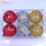 Ялинкові кулі нарізні 5 см., 6 шт., набір оптом фото 01 Ялинкові кулі нарізні 5 см., 6 шт., набір оптом фото 01