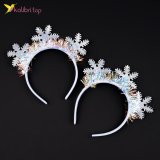 Новорічні обручі три сніжинки 19 см оптом фото 01 Новорічні обручі три сніжинки 19 см оптом фото 01