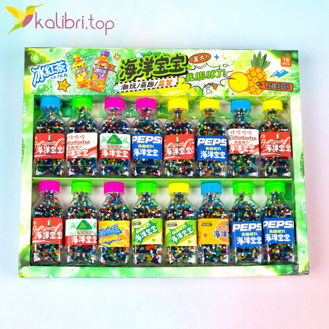 Іграшки орбізи, що ростуть у воді в баночках оптом фото 01