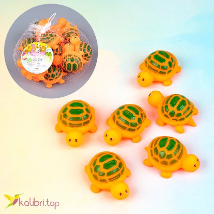 Игрушка для купания пищащая Черепашка 7 см - Купить