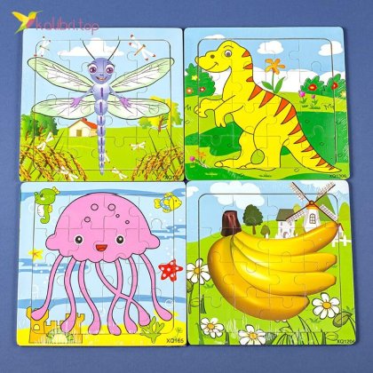 Деревянные пазлы Достижения оптом фото 01