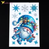 Новогодние наклейки на окна Праздник 30х20 см оптом фото 02 Новогодние наклейки на окна Праздник 30х20 см оптом фото 02