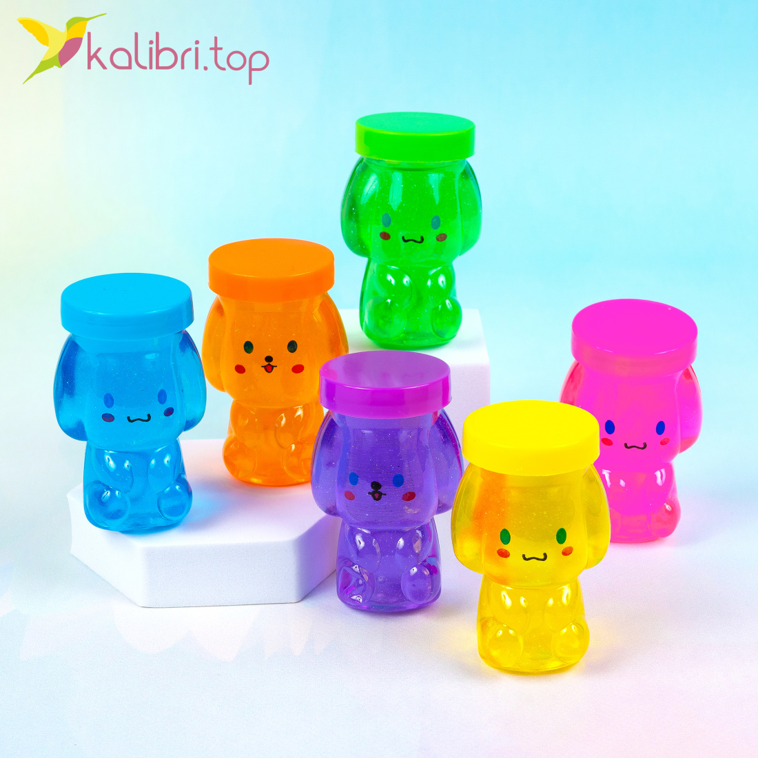 Слайм Собачка 7 см, 61 г оптом фото 01