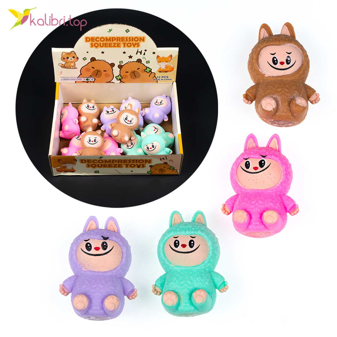 Антистрес піна Чудик 8 см, 43 г оптом фото 01 Антистрес піна Чудик 8 см, 43 г оптом фото 01