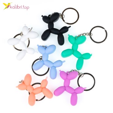 Брелки резиновые Собачки Шарики 10,5 см - Купить