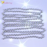 Новорічний декор намисто срібний грудень 2,8 метра, 12 штук оптом фото 02 Новорічний декор намисто срібний грудень 2,8 метра, 12 штук оптом фото 02