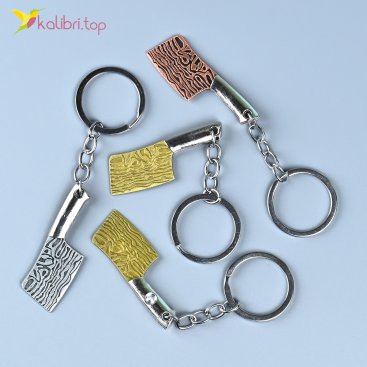 Брелоки металеві Секіра 10 см - Купити