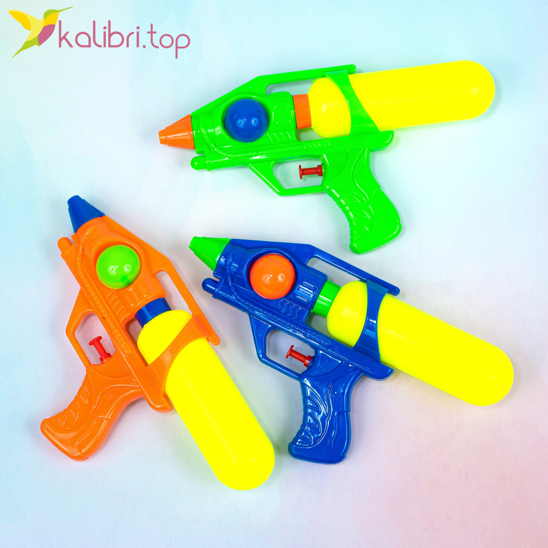 Водяной пистолет Аква 24 см оптом фото 01