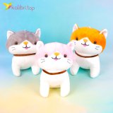 Мягкие игрушки Коты трехцветики 16 см оптом фото 01
