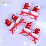 Новорічні окуляри Ковпак пружинка 12 см оптом фото 01