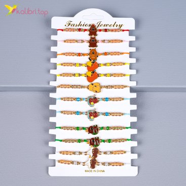 Детские браслеты на руку Капибары 12 штук - Купить