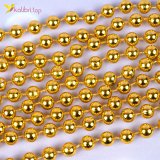 Новорічний декор намисто золотий грудень 2,8 метра, 12 штук оптом фото 01 Новорічний декор намисто золотий грудень 2,8 метра, 12 штук оптом фото 01