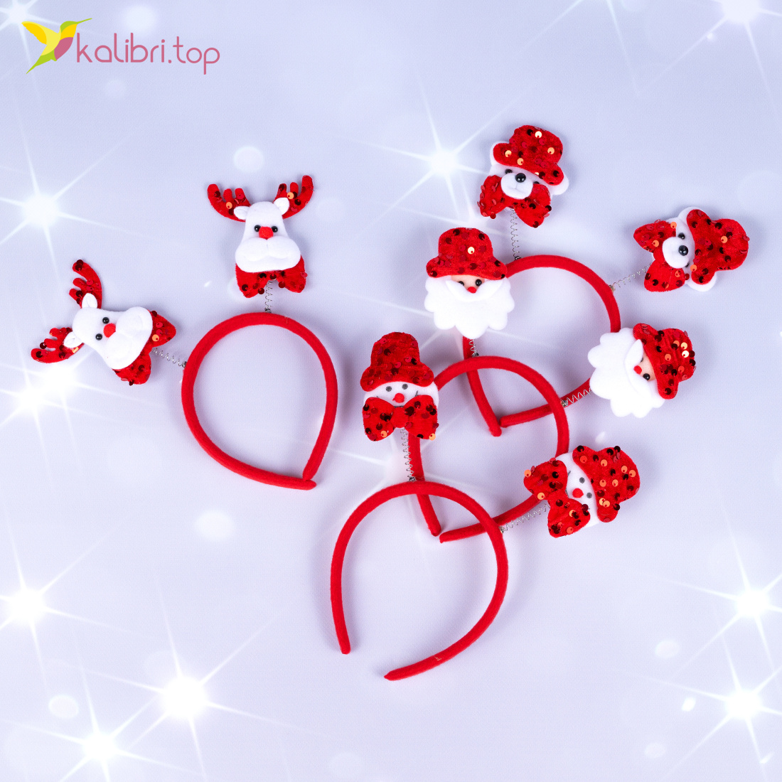 Новорічні обручі Почуття свята 23 см оптом фото 01 Новорічні обручі Почуття свята 23 см оптом фото 01