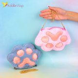 Мягкая игрушка сумка Лапка 25 см оптом фото 01