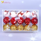Ёлочные шары зимние 4,5 см, 15 шт., набор оптом фото 01 Ёлочные шары зимние 4,5 см, 15 шт., набор оптом фото 01