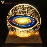 Ночник плоский стеклянный Галактика 8 см оптом фото 01 Ночник плоский стеклянный Галактика 8 см оптом фото 01