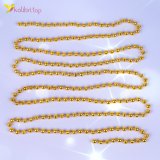 Новорічний декор намисто золотий грудень 2,8 метра, 12 штук оптом фото 02 Новорічний декор намисто золотий грудень 2,8 метра, 12 штук оптом фото 02