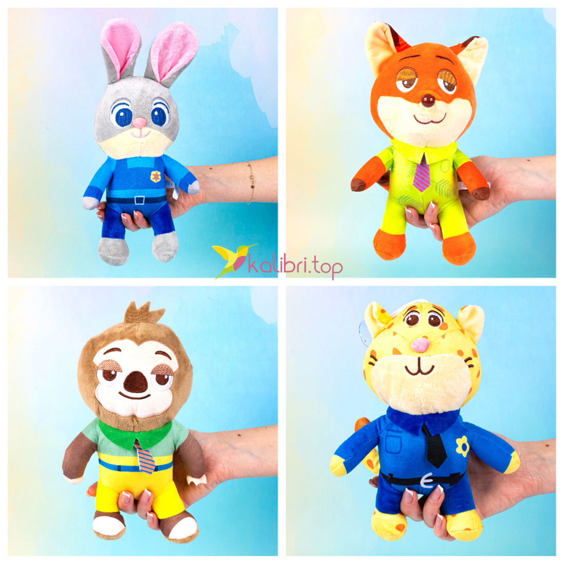 М'які іграшки Зверополіс 27 см оптом фото 01