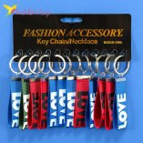 Брелоки LOVE матеріал 12 штук оптом фото 01