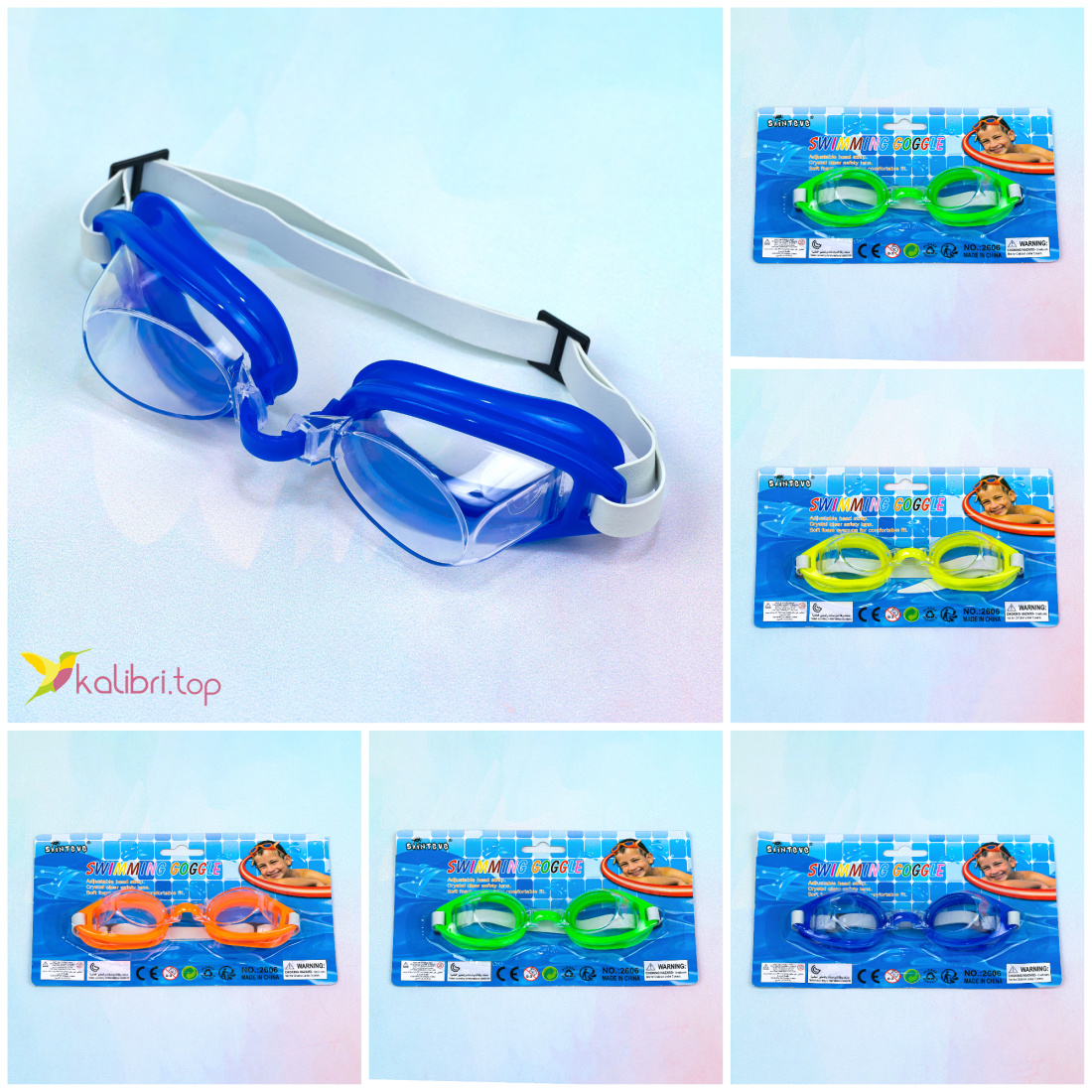 Очки для плавания детские Риф оптом фото 01
