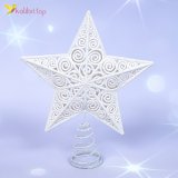 Верхівка для ялинки зірка біла 23 см., 5 штук оптом фото 01 Верхівка для ялинки зірка біла 23 см., 5 штук оптом фото 01