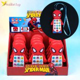 Музыкальный развивающий телефон Паук 15 см оптом фото 01